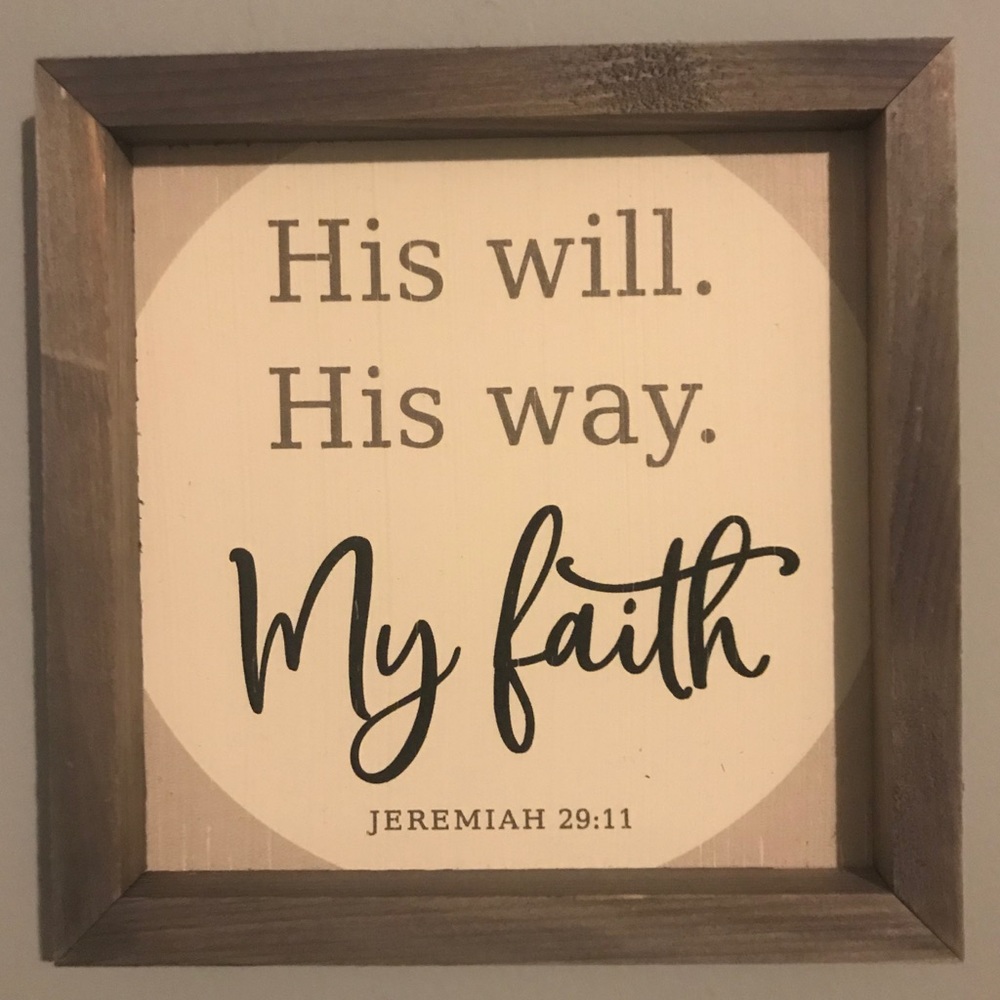 Wood sign